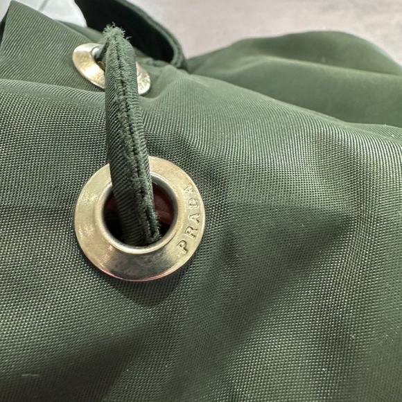 Prada dark green Nylon Backpack - Picture 14 of 14